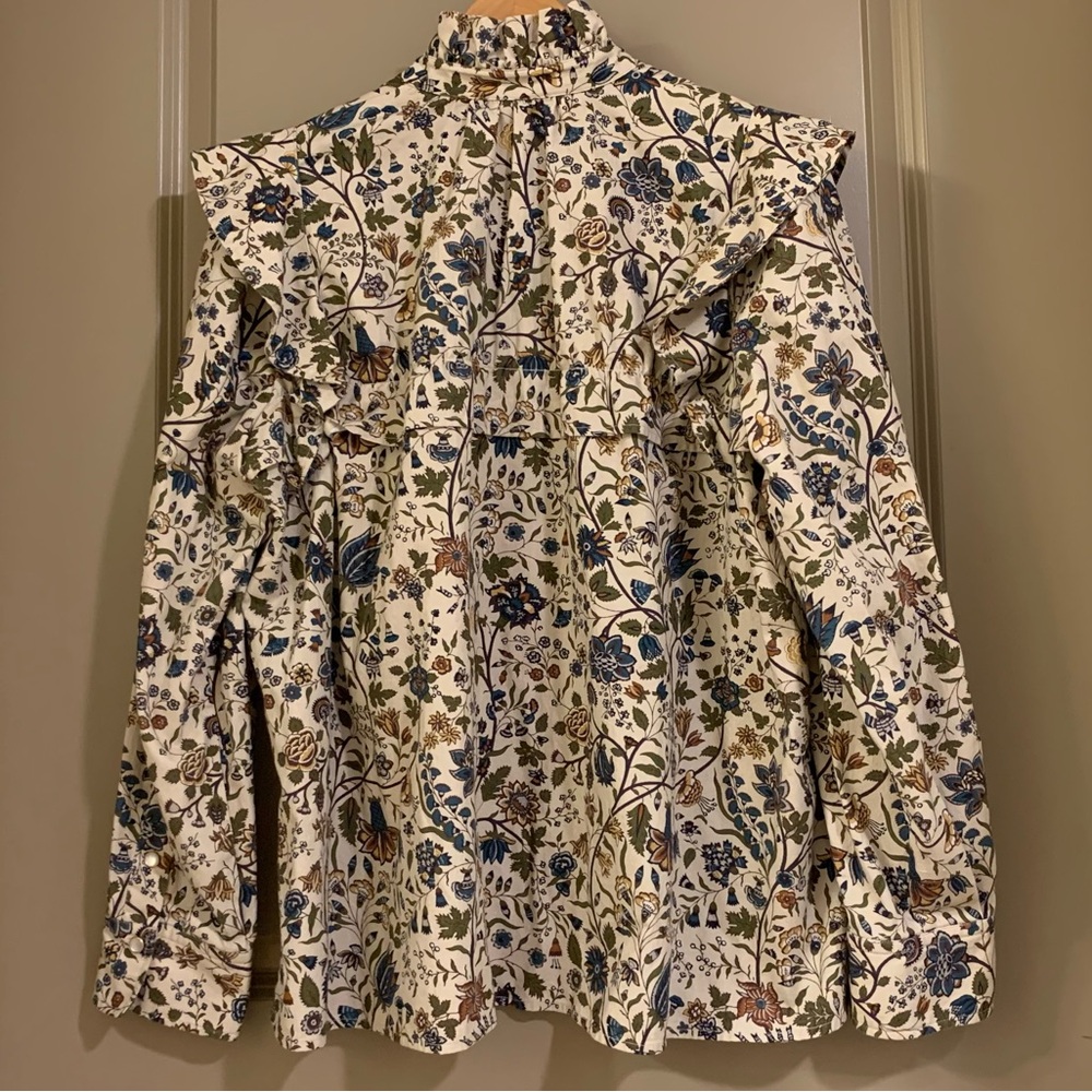 Tuckernuck Wildwood Chintz Winnie Snap Button Up Blouse Size XXL - Picture 12 of 16